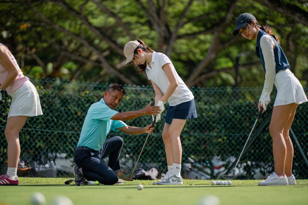 Beginner golf lesson at Orchid Country Club Singapore with Star Golf Academy Coach Lim Kian Kee