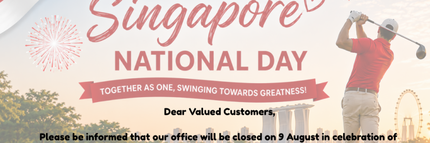 Dear Valued Customers, Please be informed that our office will be closed on 9 August in celebration of National Day. We will resume normal business operations on 11 AUGUST at 12pm. We apologize for any inconvenience this may cause and appreciate your understanding. Wishing everyone a Happy National Day!
